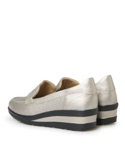 Mocassins compensés à aérosemelle