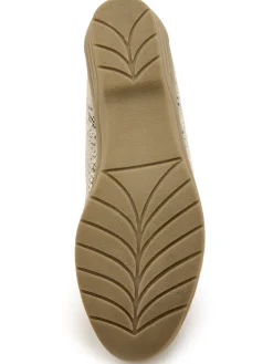 Mocassins cuir imprimé largeur confort