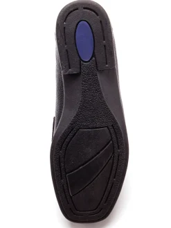 Mocassins en cuir plateau cousu main