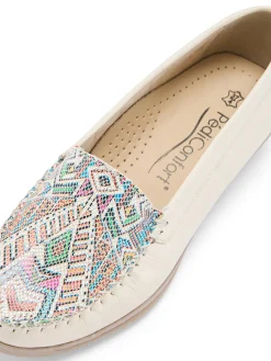 Mocassins ethniques grande largeur