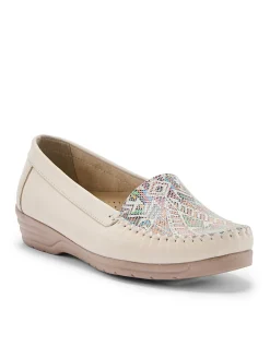 Mocassins ethniques largeur confort