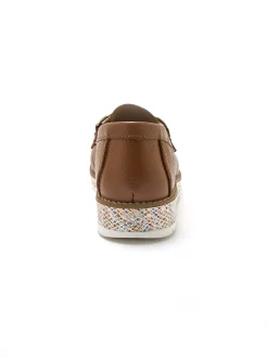 Mocassins élastiqués à bride fantaisie