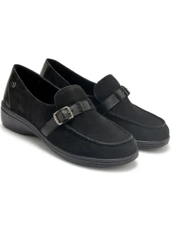 Mocassins élastiqués en cuir
