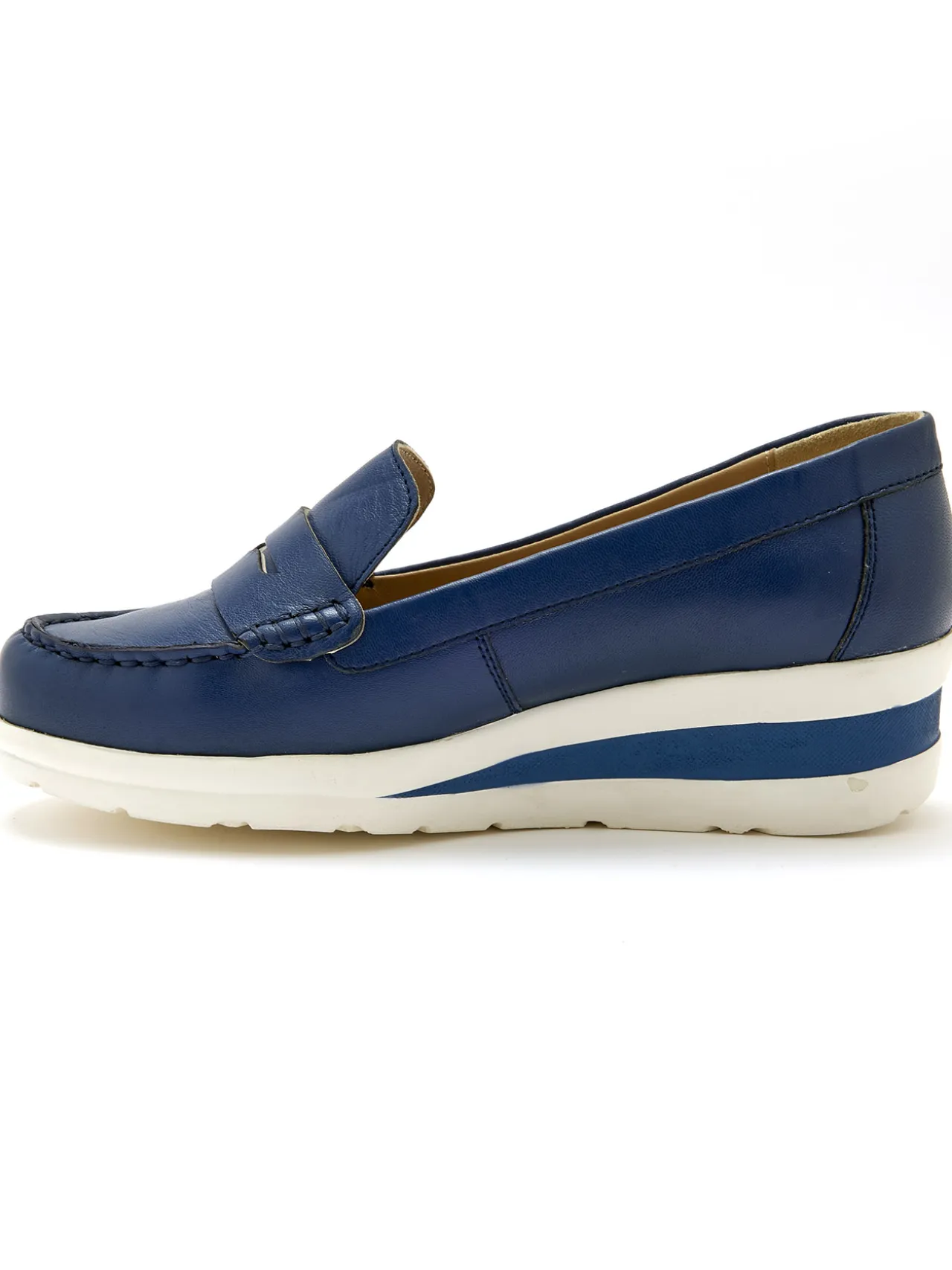 Mocassins plateau cousu main