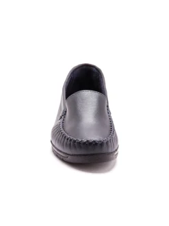 Mocassins plateau lisse largeur confort
