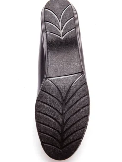 Mocassins plateau lisse largeur confort