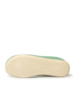 Mules broderies fleurs semelle amovible