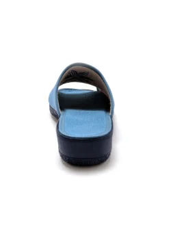 Mules brodées doublure éponge