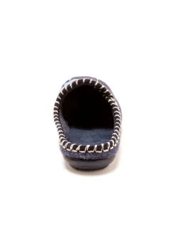 Mules brodées grande largeur