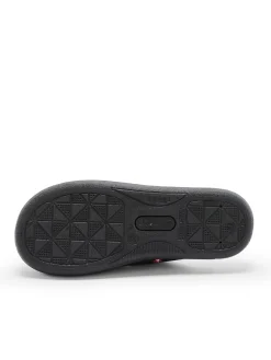 Mules brodées intérieur éponge