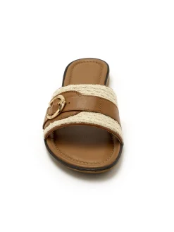 Mules chic en cuir à aérosemelle®