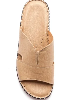 Mules cuir à aérosemelle®