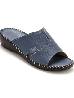 Mules cuir à aérosemelle®