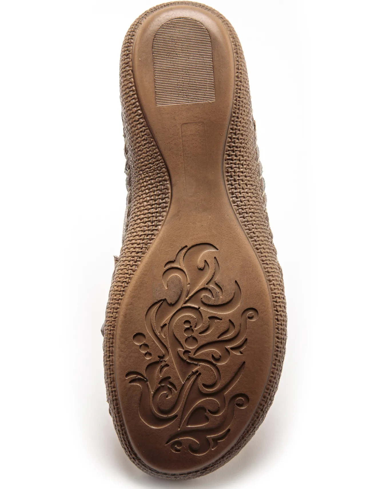 Mules cuir, ouverture totale