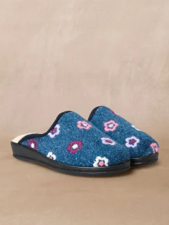 Mules entièrement fourrées laine