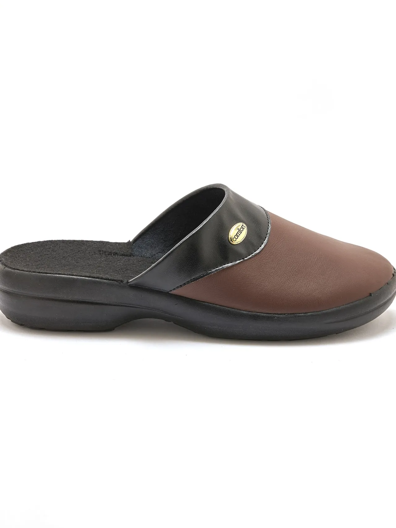 Mules mixtes cuir intérieur éponge