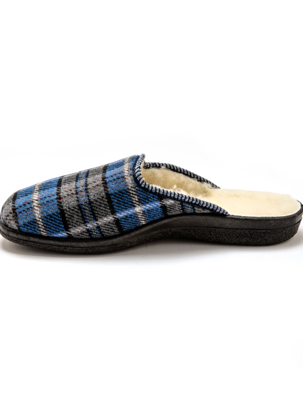 Mules mixtes fourrées laine majoritaire