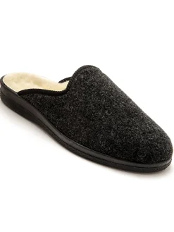 Mules mixtes fourrées laine majoritaire