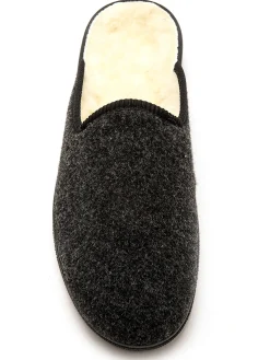 Mules mixtes fourrées laine majoritaire