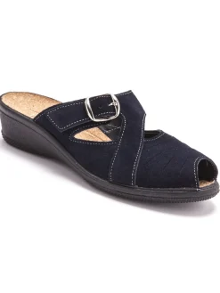 Mules réglables intérieur liège