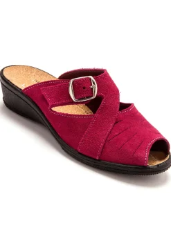 Mules réglables intérieur liège