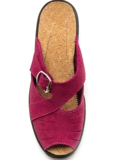 Mules réglables intérieur liège