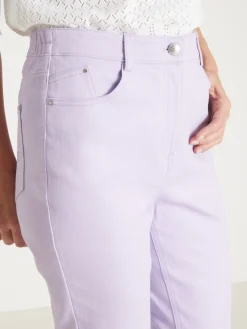 Pantacourt 5 poches coupe droite