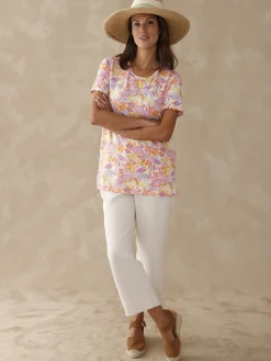 Pantacourt coupe droite et large