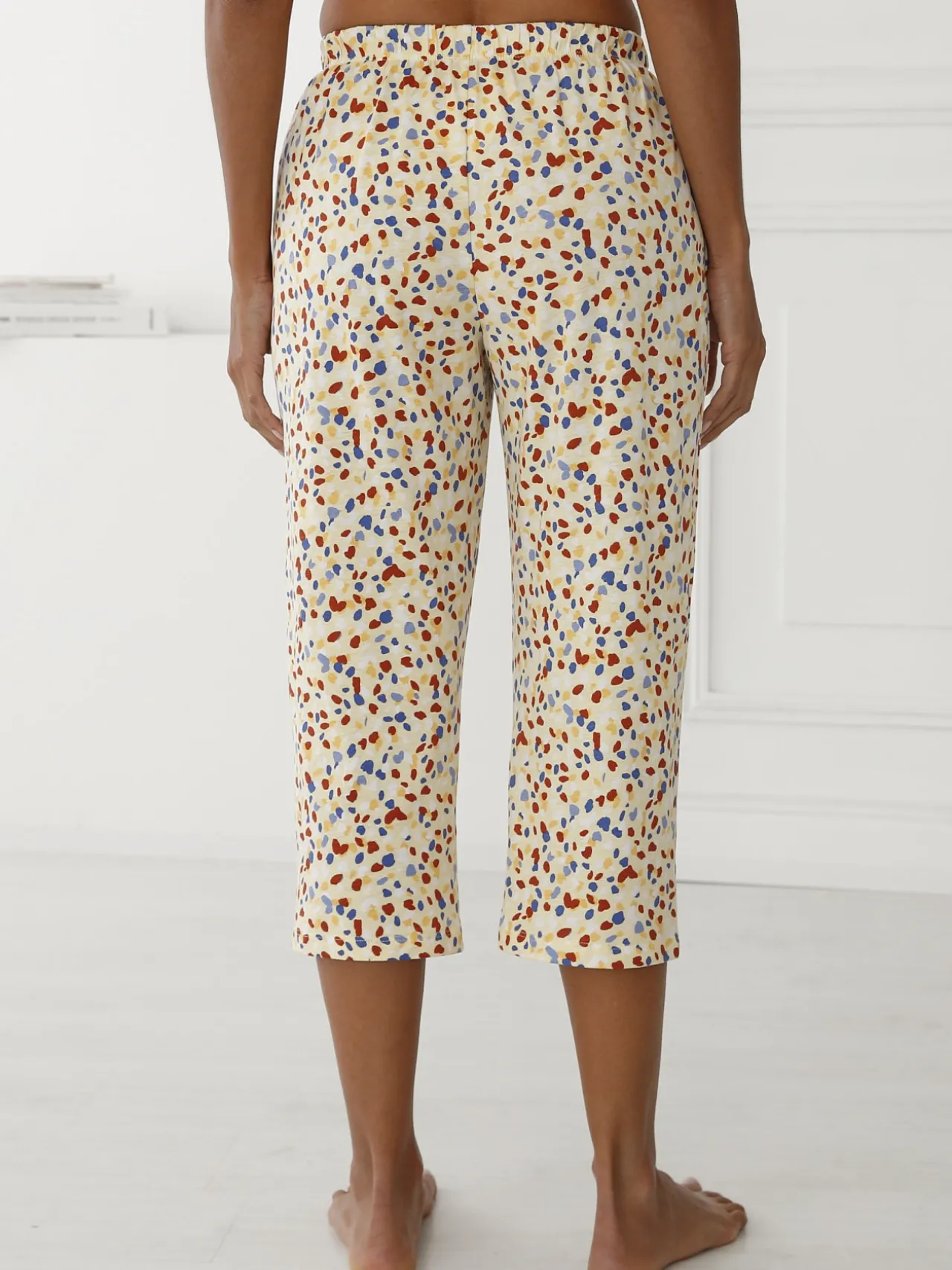 Pantacourt de pyjama jersey pur coton