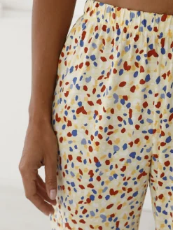 Pantacourt de pyjama jersey pur coton