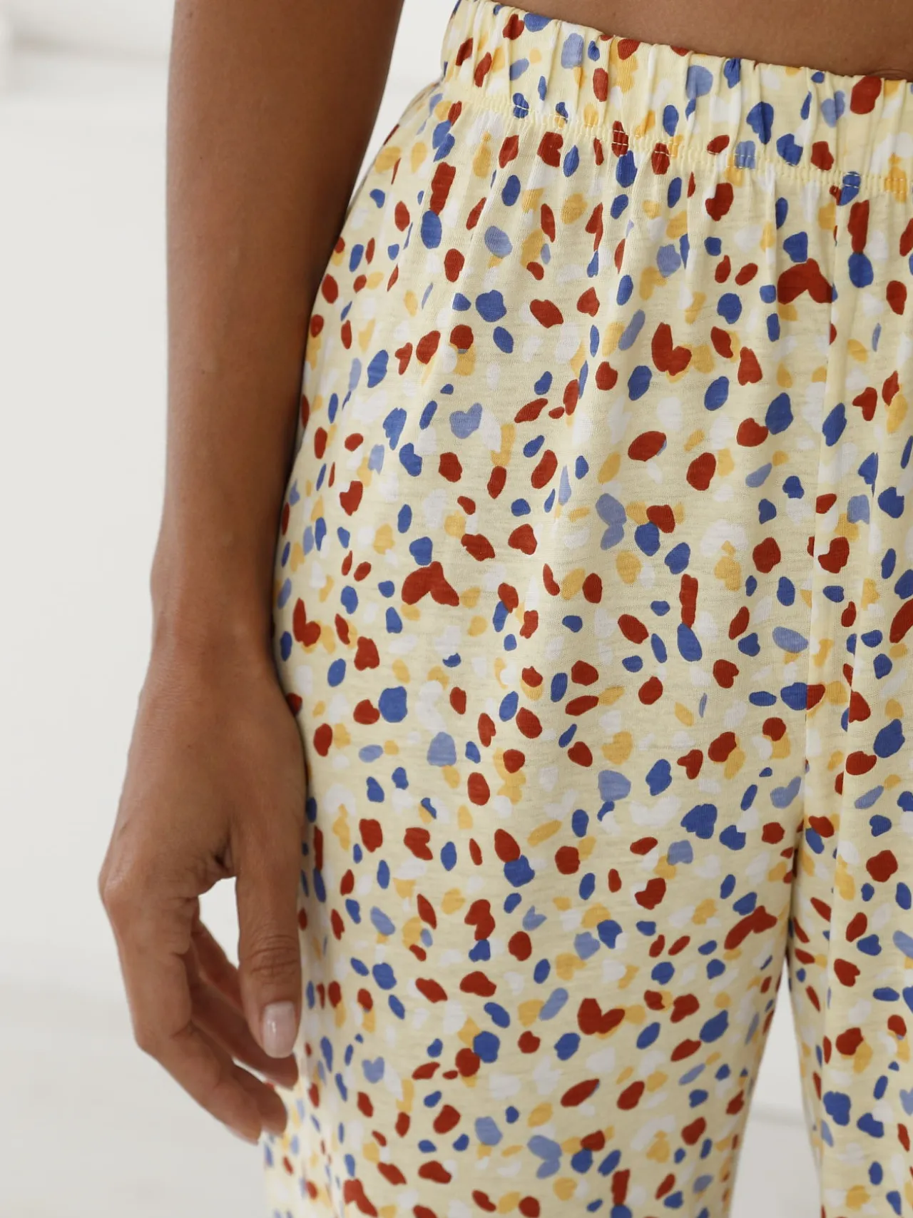 Pantacourt de pyjama jersey pur coton