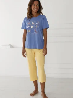 Pantacourt de pyjama jersey pur coton