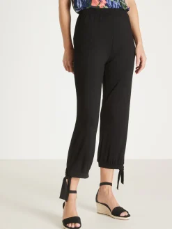 Pantacourt en maille style sarouel