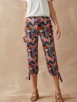 Pantacourt en maille style sarouel