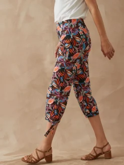 Pantacourt en maille style sarouel