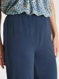 Pantacourt élastiqué en maille