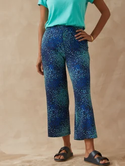 Pantacourt élastiqué en maille