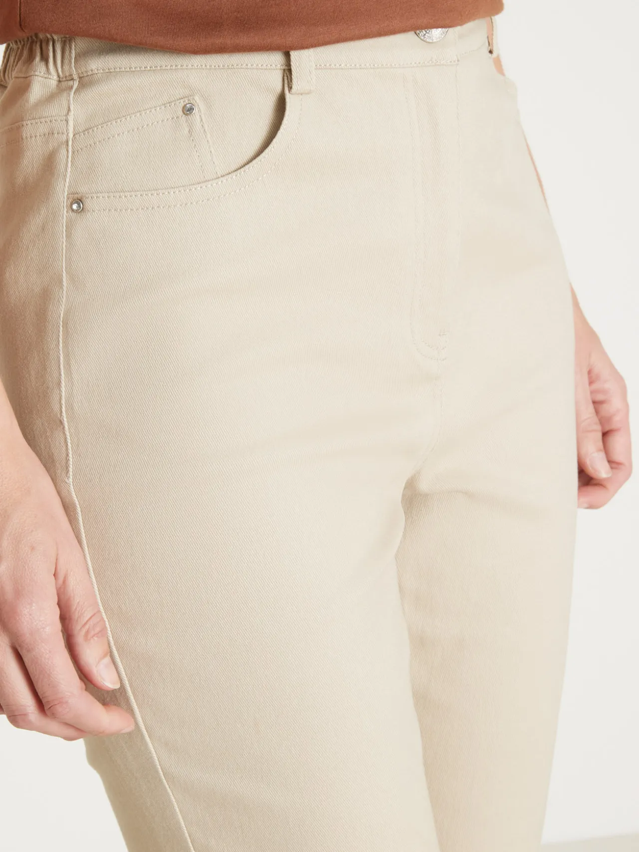 Pantalon 5 poches coupe droite