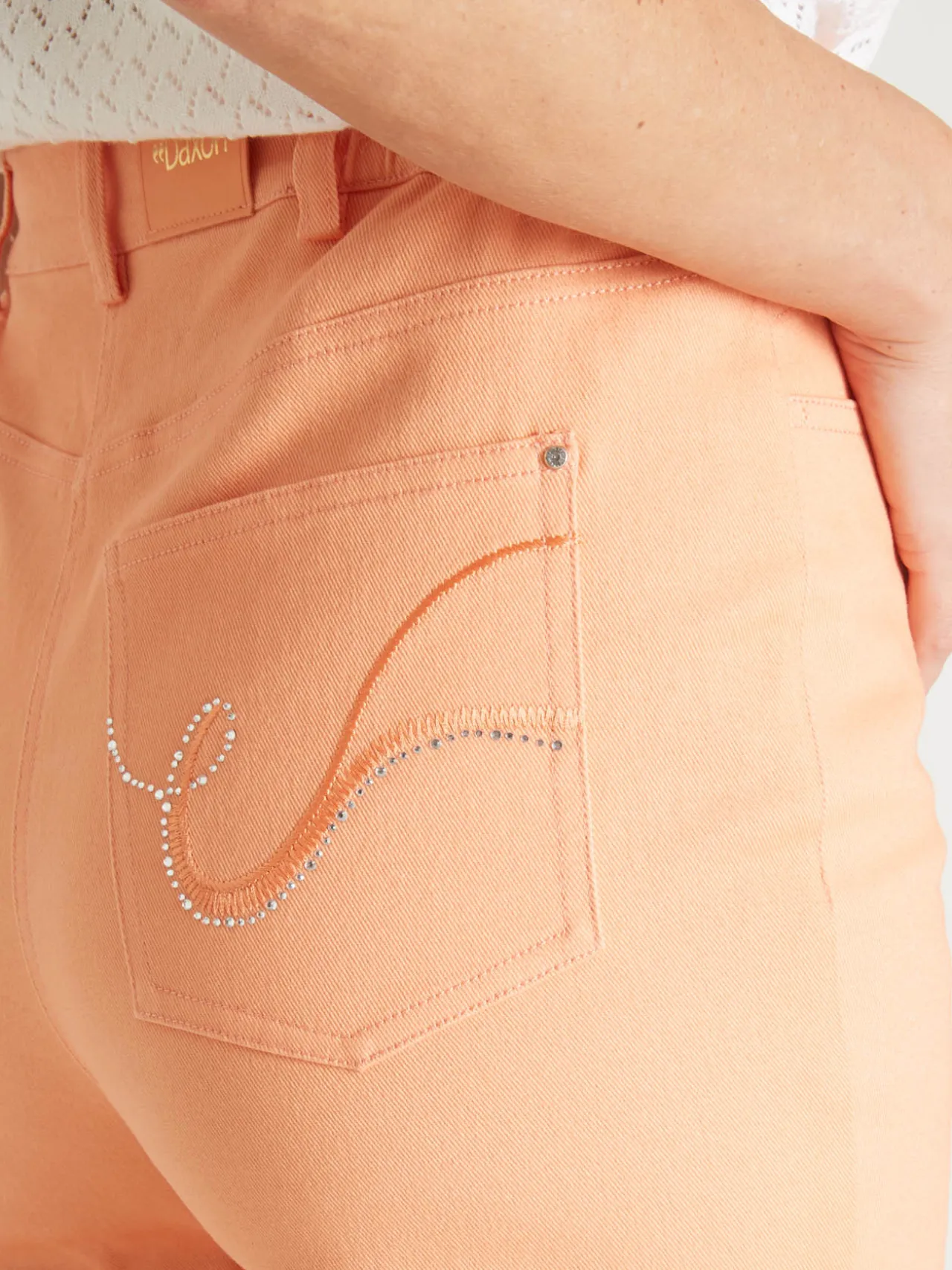 Pantalon 5 poches coupe droite