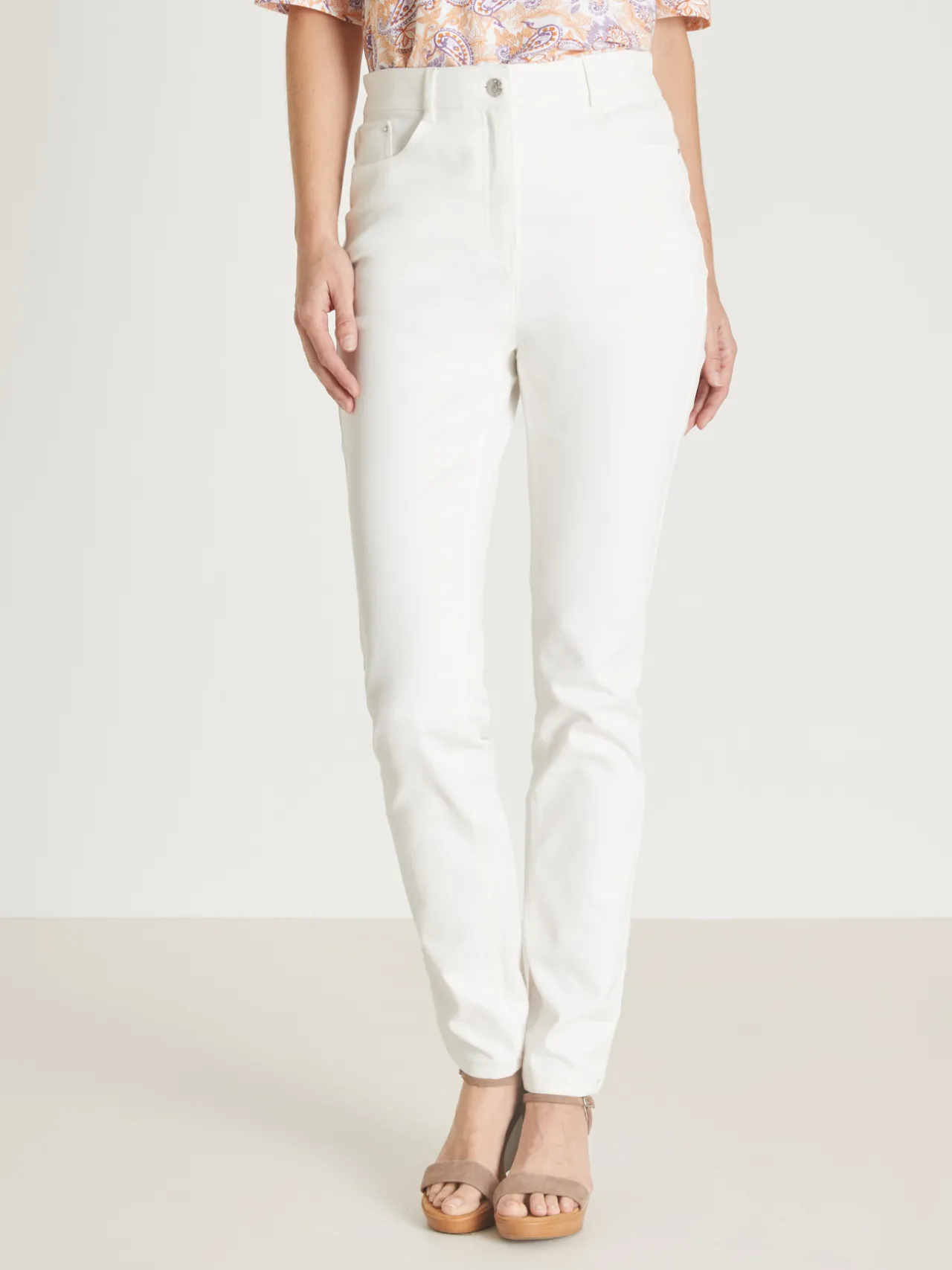 Pantalon 5 poches coupe droite