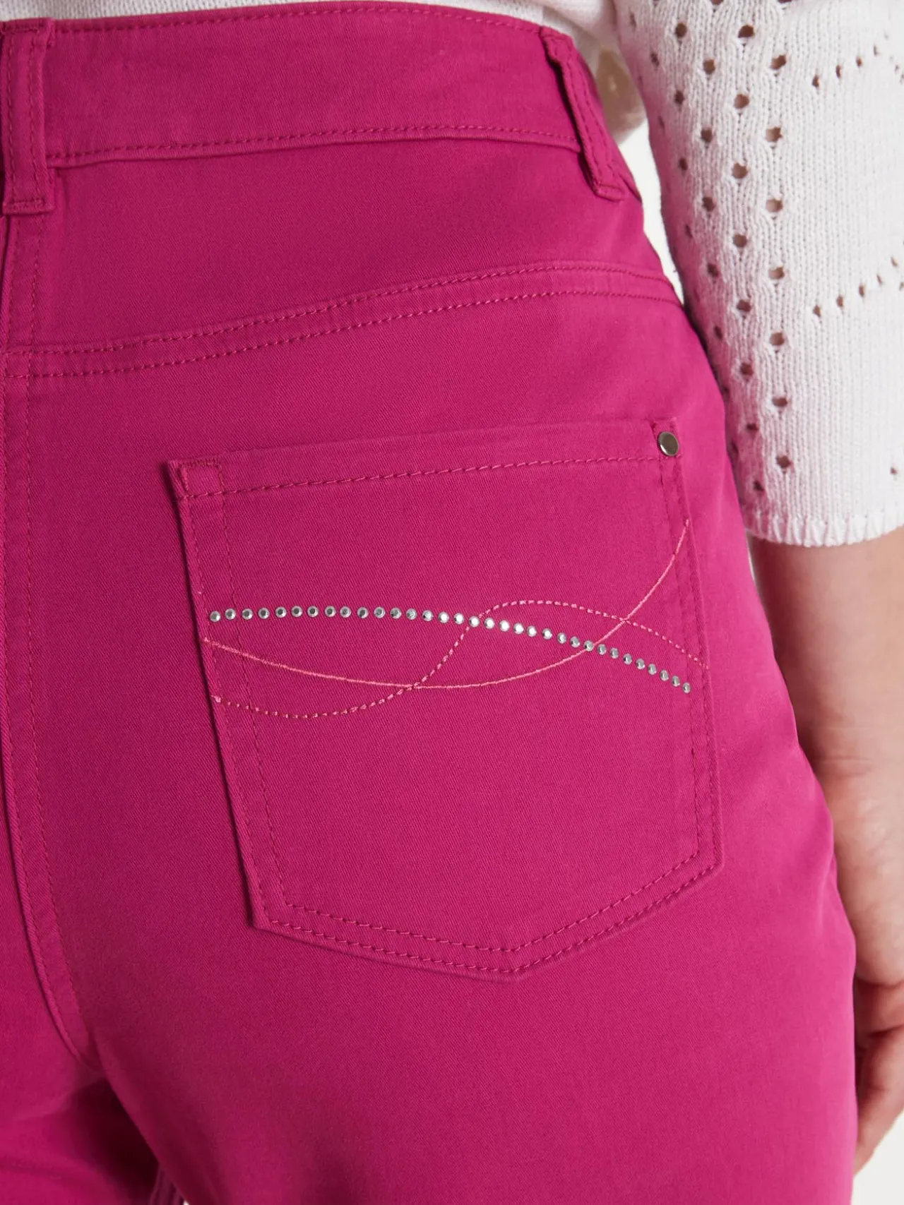 Pantalon 5 poches coupe droite