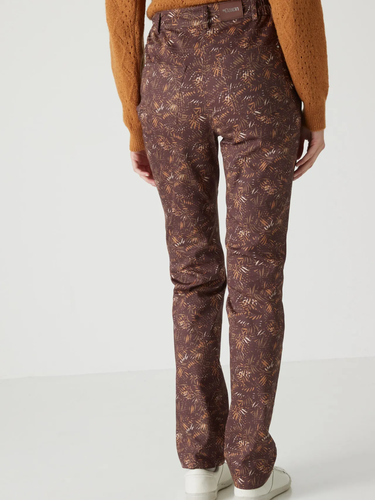 Pantalon 5 poches taille haute