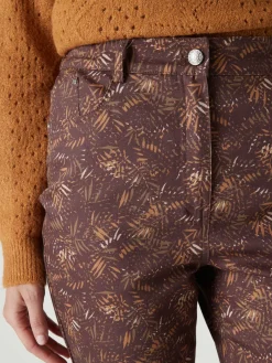 Pantalon 5 poches taille haute