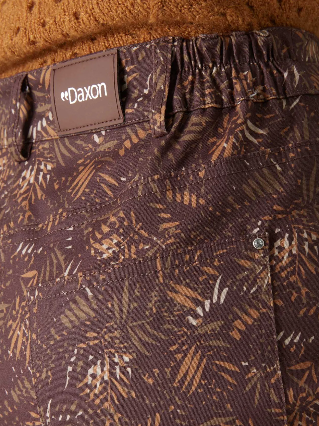 Pantalon 5 poches taille haute