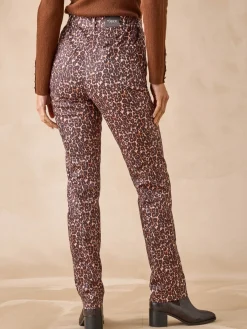 Pantalon 5 poches taille haute