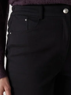 Pantalon 5 poches taille haute