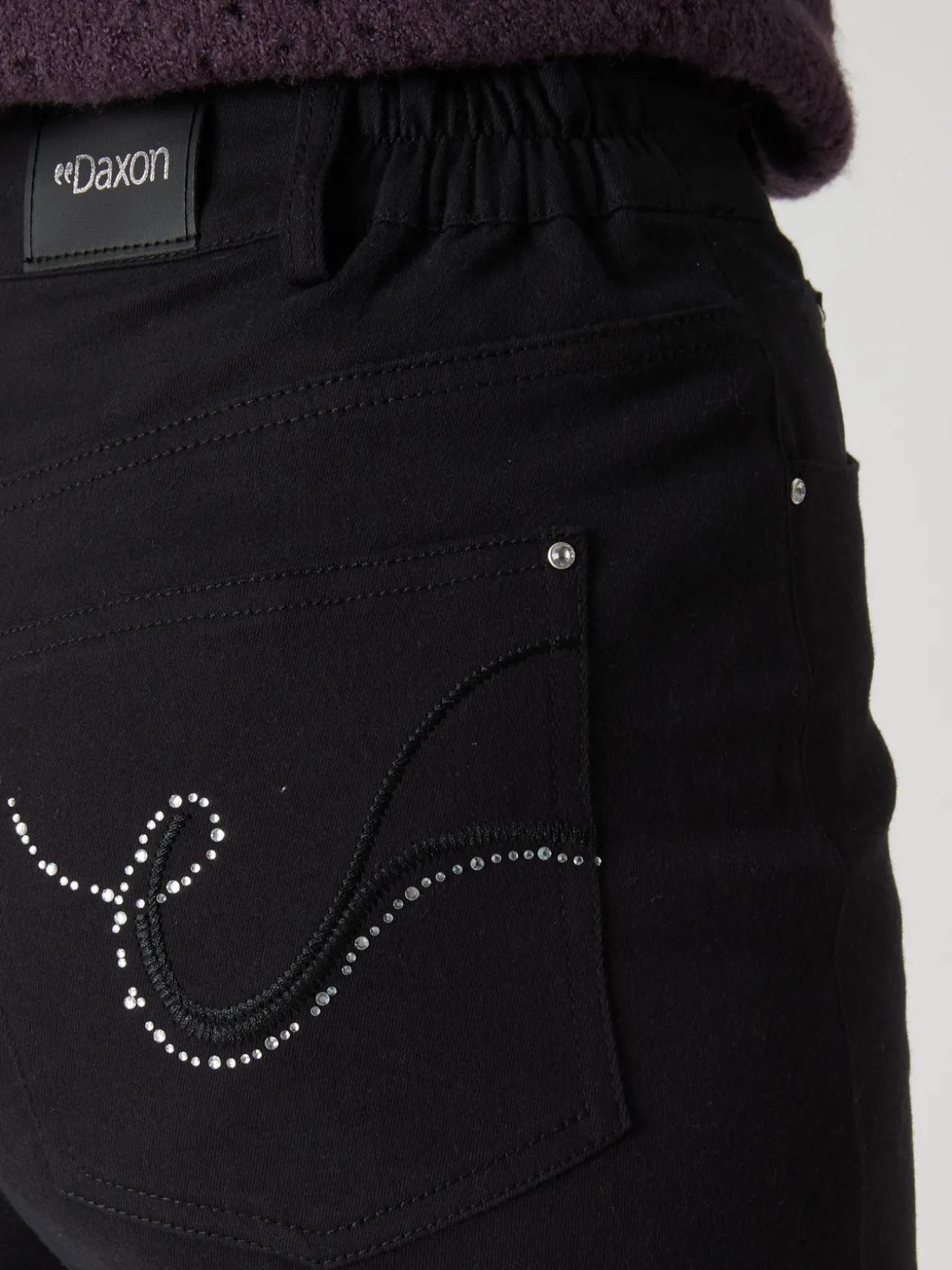 Pantalon 5 poches taille haute