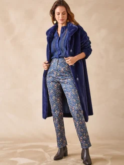 Pantalon 5 poches taille haute