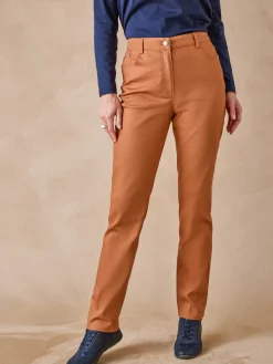 Pantalon 5 poches taille haute