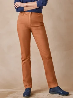 Pantalon 5 poches taille haute